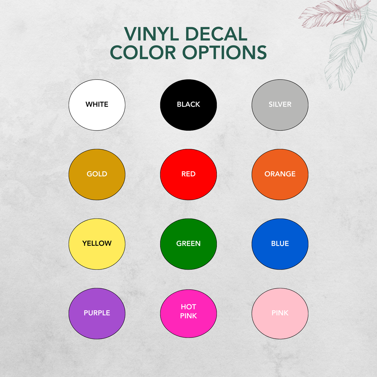 Custom Vinyl Decal