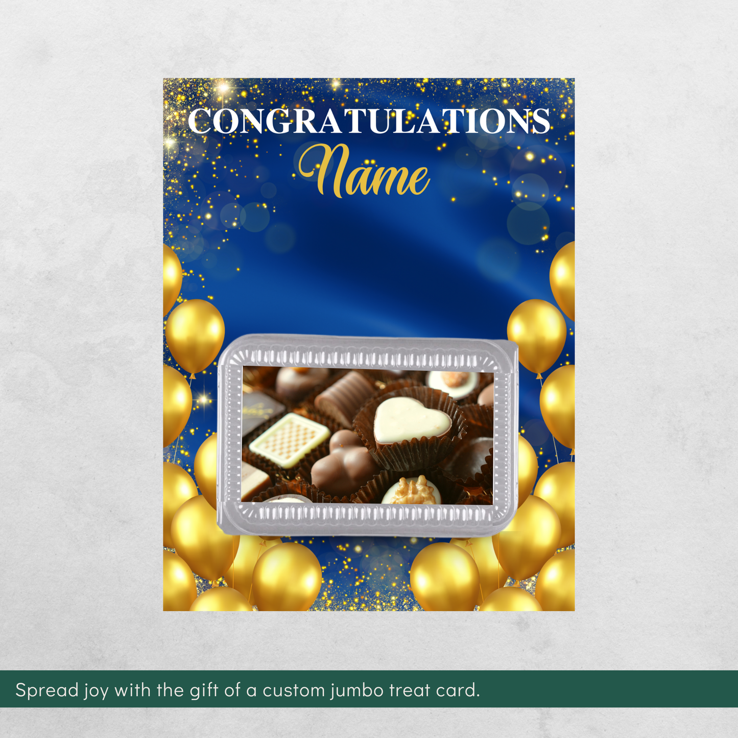 Custom Jumbo Treat Card