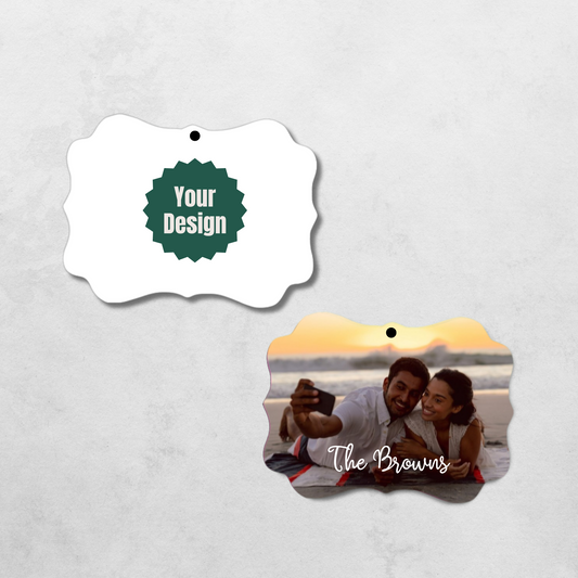 Custom Tag with Scallop Edges