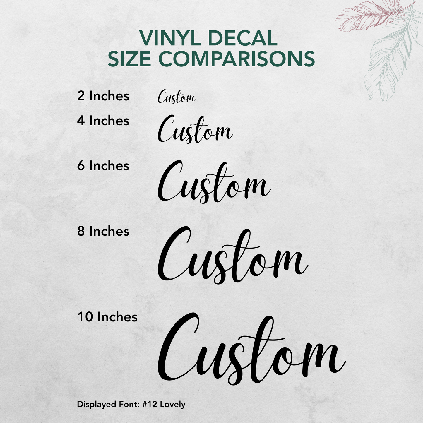 Custom Vinyl Decal