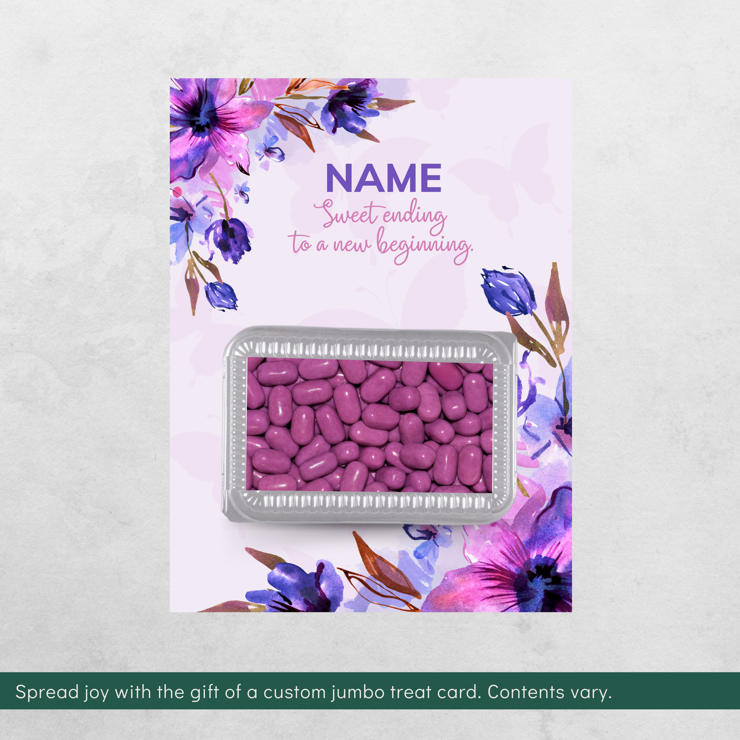 Custom Jumbo Treat Card