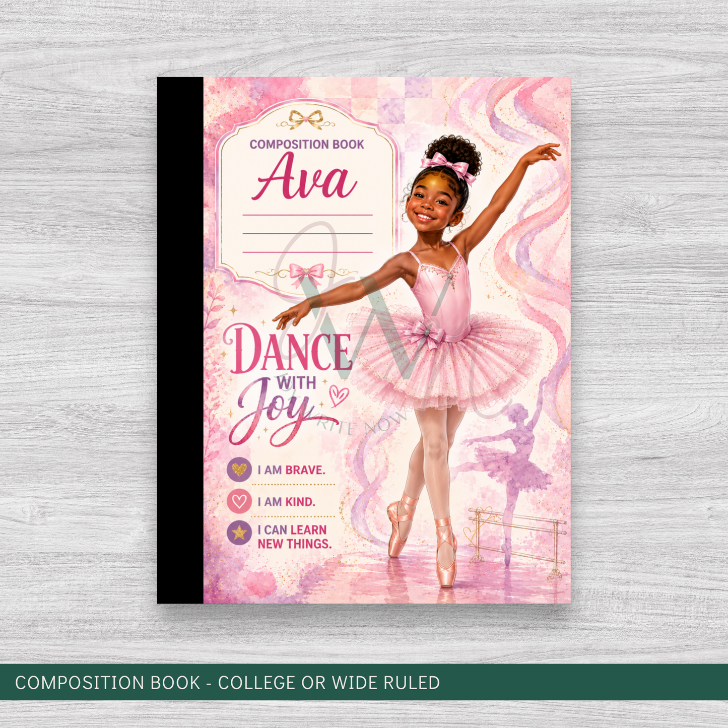 Personalized Name Composition Notebook
