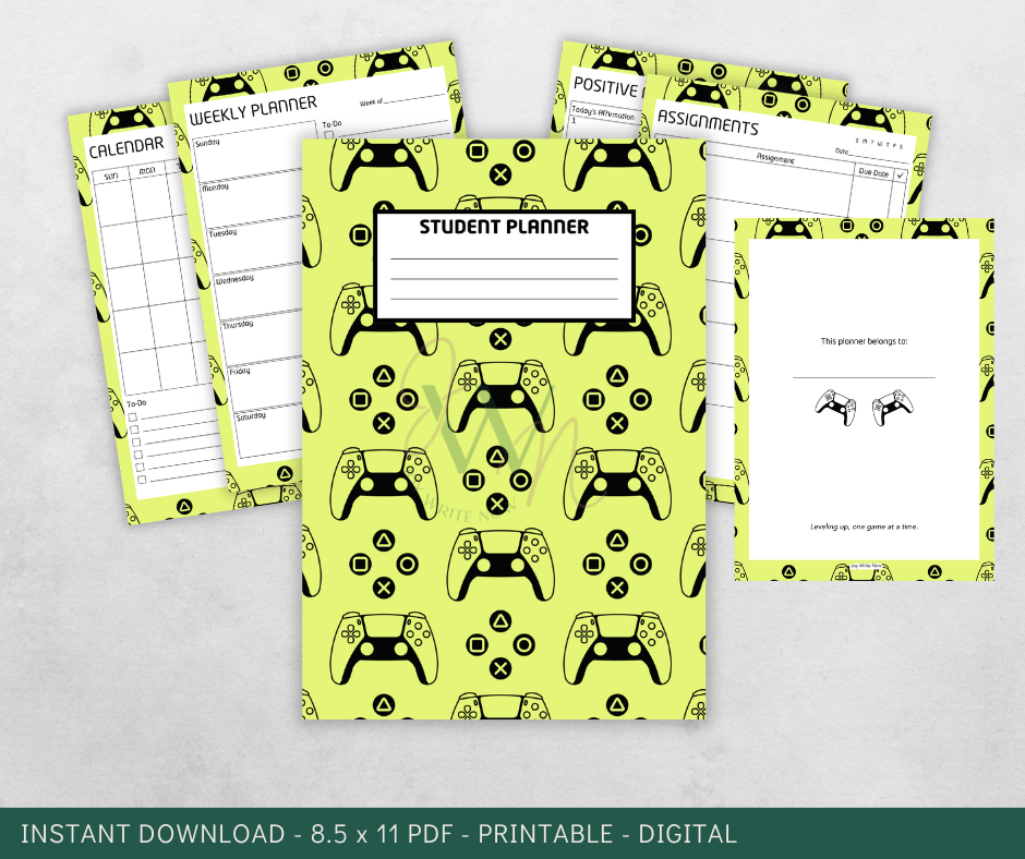Level Up Student Planner